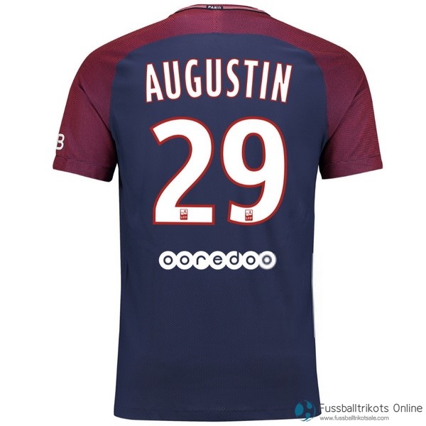 Paris Saint Germain Trikot Heim Augustin 2017-18 Fussballtrikots Günstig